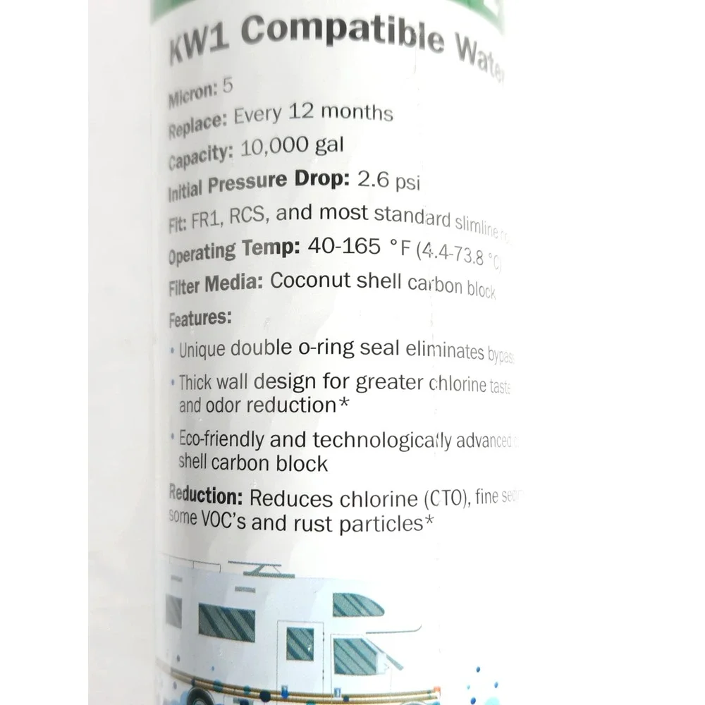 WaterPur™‎ & Clear Choice™ KW1 Replacement RV Water Filter by Neo-Pure NP-KW1